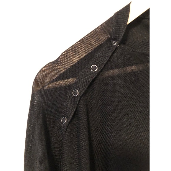 Black Shawl (Can be worn as a Nursing Scarf!!) - Picture 3 of 3